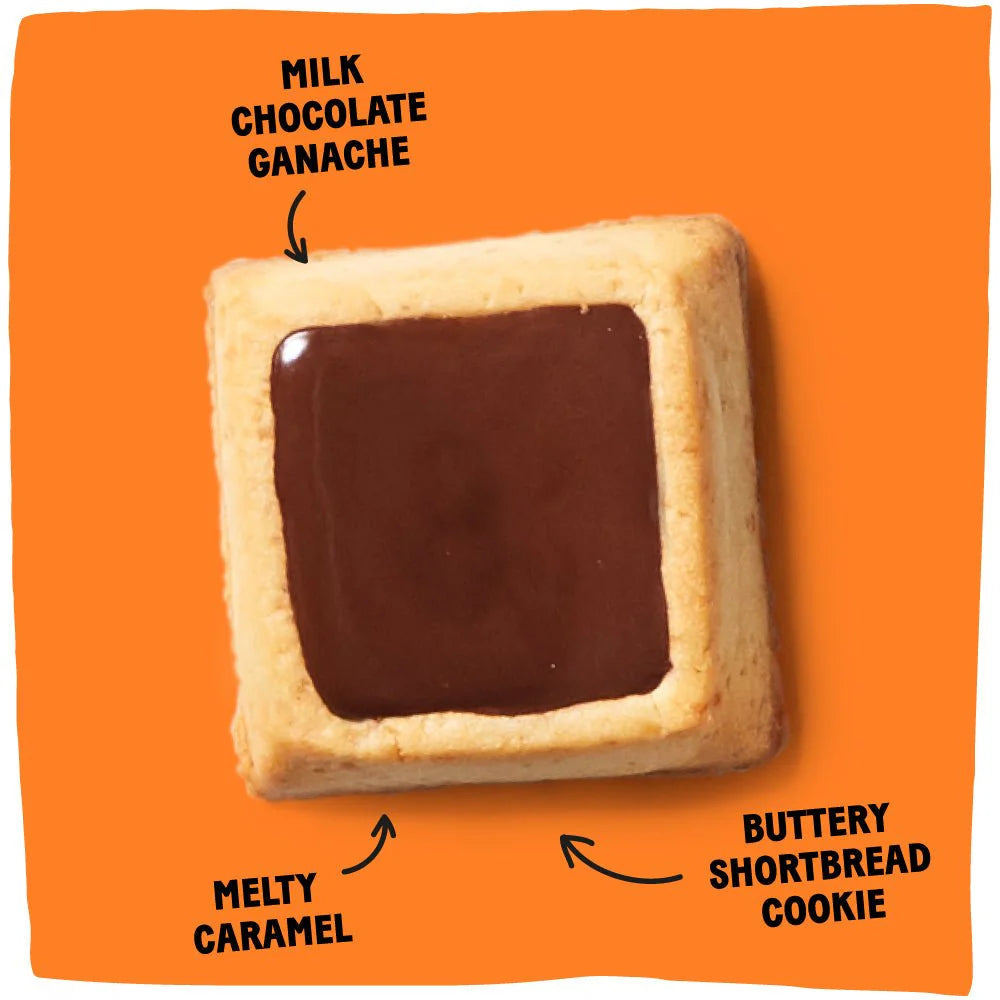 Michel et Augustin Milk Chocolate & Melty Caramel Cookies, Case of 18