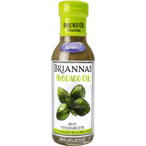 Brianna's Avocado Oil Herb Vinaigrette (Pack of 6 - 10 Fl. Oz.) - Cozy Farm 