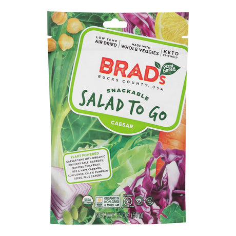 Brad's Plant-Based Salad To Go Caesar (Pack of 12 2oz) - Cozy Farm 