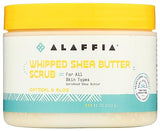 Alaffia - Whipped Shea Butter Oatmeal Scrub, 11 fl oz - Gentle Exfoliating Body