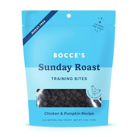 Bocce's Bakery - Sun Rrst Training Bites, 6 oz (Case of 12) - USA Made Dog Treats
