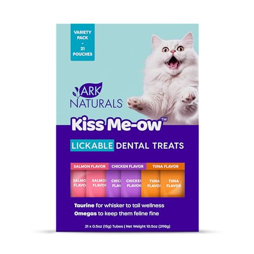 Ark Naturals Dental Lickable Kiss Meow, 10.5 oz (Pack of 6) - Cat Dental Treats