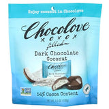 Chocolove - Dark Chocolate Coconut Bites, 3.5 oz (Pack of 8) - Dairy Free