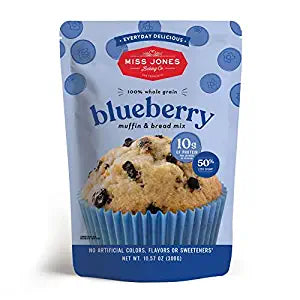 Miss Jones Baking Co - Evrydy Delicous Blueberry Muffins (Pack of 6) 10.57 Oz - Cozy Farm 