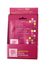Andalou Naturals - 1000 Roses Sheet Mask, 0.6 fl oz (Pack of 6) - Sensitive Skin Hydration