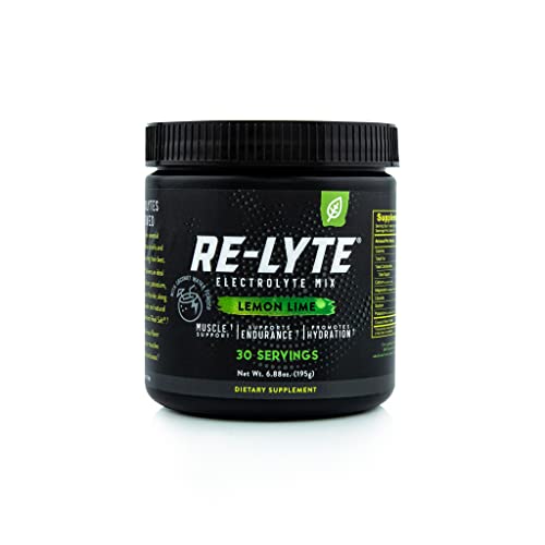 Re-Lyte Electrolyte Mix - Lemon Lime, 6.88 oz (Case of 6) - Hydration & Replenishment