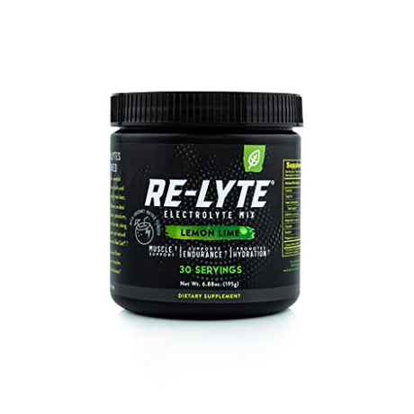 Re-Lyte Electrolyte Mix - Lemon Lime, 6.88 oz (Case of 6) - Hydration & Replenishment