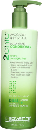 Giovanni 2chic Avocado & Olive Oil Moisturizing Conditioner, 24 fl oz