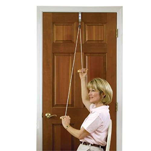 Rangemaster 肩部滑轮带门带 - 用于物理治疗的门上锻炼滑轮系统