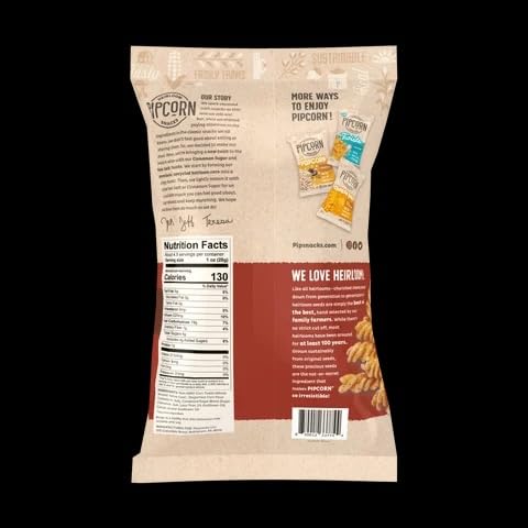 Pipcorn Cinnamon Sugar Twists, 4.5 oz (Case of 12)