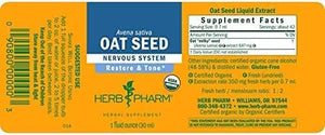 Herb Pharm Oat Seed Liquid Herbal Extract - 1 Fl Oz