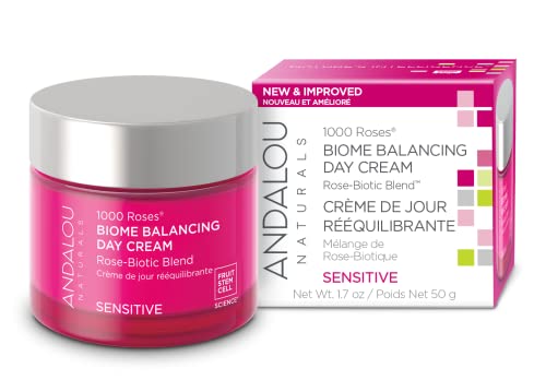 Andalou Naturals - Balancing Sensitive Face Cream, 1.7 oz - Gluten-Free Hydration