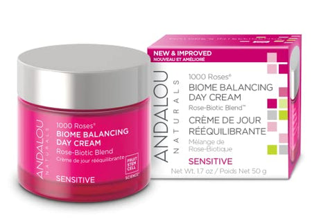 Andalou Naturals - Balancing Sensitive Face Cream, 1.7 oz - Gluten-Free Hydration