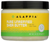 Alaffia - Unrefined Shea Butter, 11 oz - Moisturizing Skin Cream