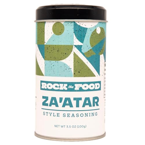 Rock The Food - Zaatar Seasoning, 3.5 oz (Pack of 6) - Authentic Spice Blend