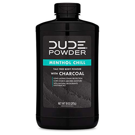 Dude Wipes - Powder Body Charcoal Menthol  - 10 Oz - Cozy Farm 