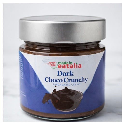 Made In Eatalia Dark Choco Crunchy Dark Chocolate Spread, 200g