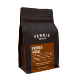 Ferris Nut Co. - French Roast Whole Bean Coffee, 12 oz (Pack of 6) - Rich, Bold Flavor