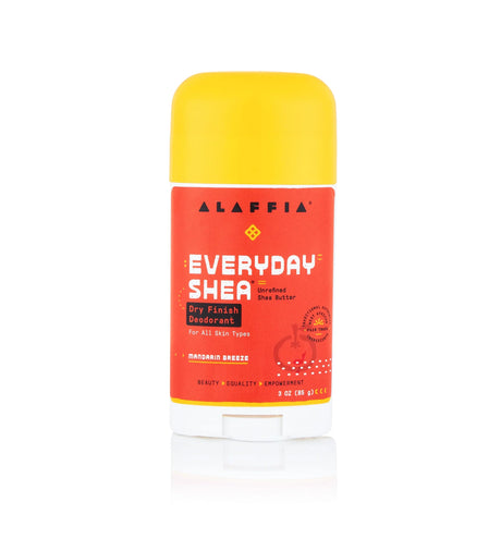 Alaffia Everyday Shea Deodorant Dry Finish | Mandarin Breeze | 3 Oz - Cozy Farm 