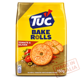 Saiwa Tuc Snack Bake Rolls Olives and Tomato 150g