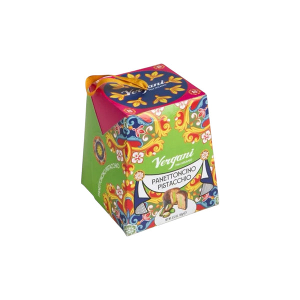 Vergani Mini Panettone with Pistachio Cream, 100g