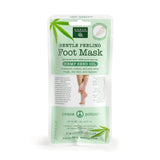 Earth Therapeutics - Hemp Oil Peeling Foot Mask, 1 Pair - Exfoliating Foot Treatment