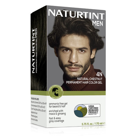 Naturtint Men Hair Color - 4N Chestnut, 5.75 fl oz - Natural Hair Dye