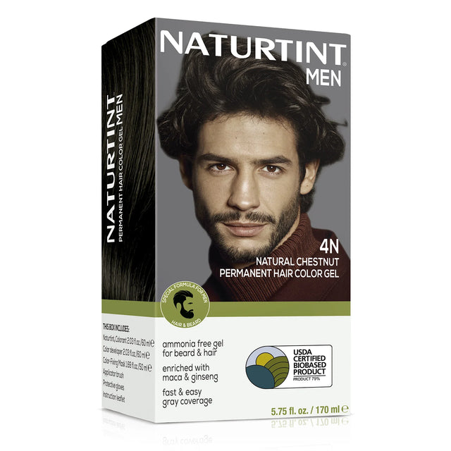 Naturtint Men Hair Color - 4N Chestnut, 5.75 fl oz - Natural Hair Dye