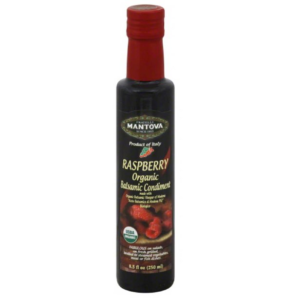 Mantova Balsamic Vinegar Raspberry - 8.5 Fl. Oz. (Pack of 6) - Cozy Farm 