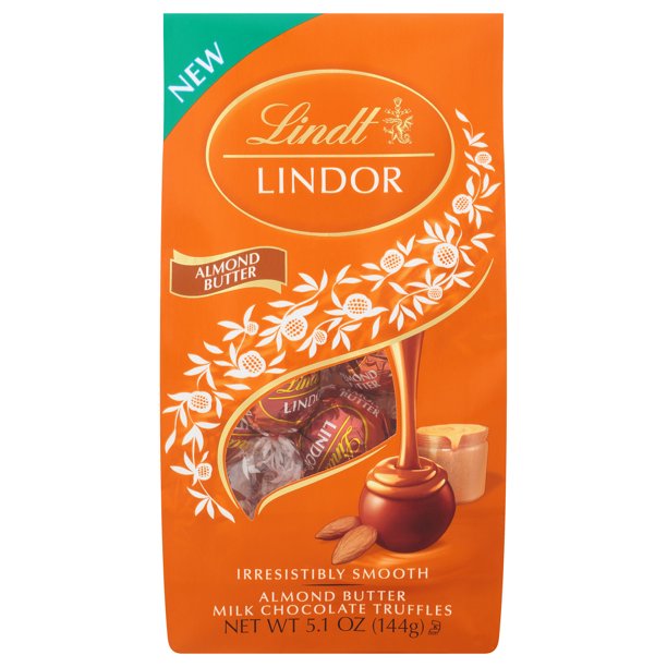 Lindt Truffles Almond Butter Bag, Case of 6 - 5.1 oz - Cozy Farm 