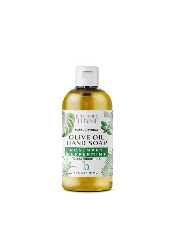 Brittanie's Thyme Liquid Rosemary Peppermint Hand Soap, 4 Fl Oz - Cozy Farm 