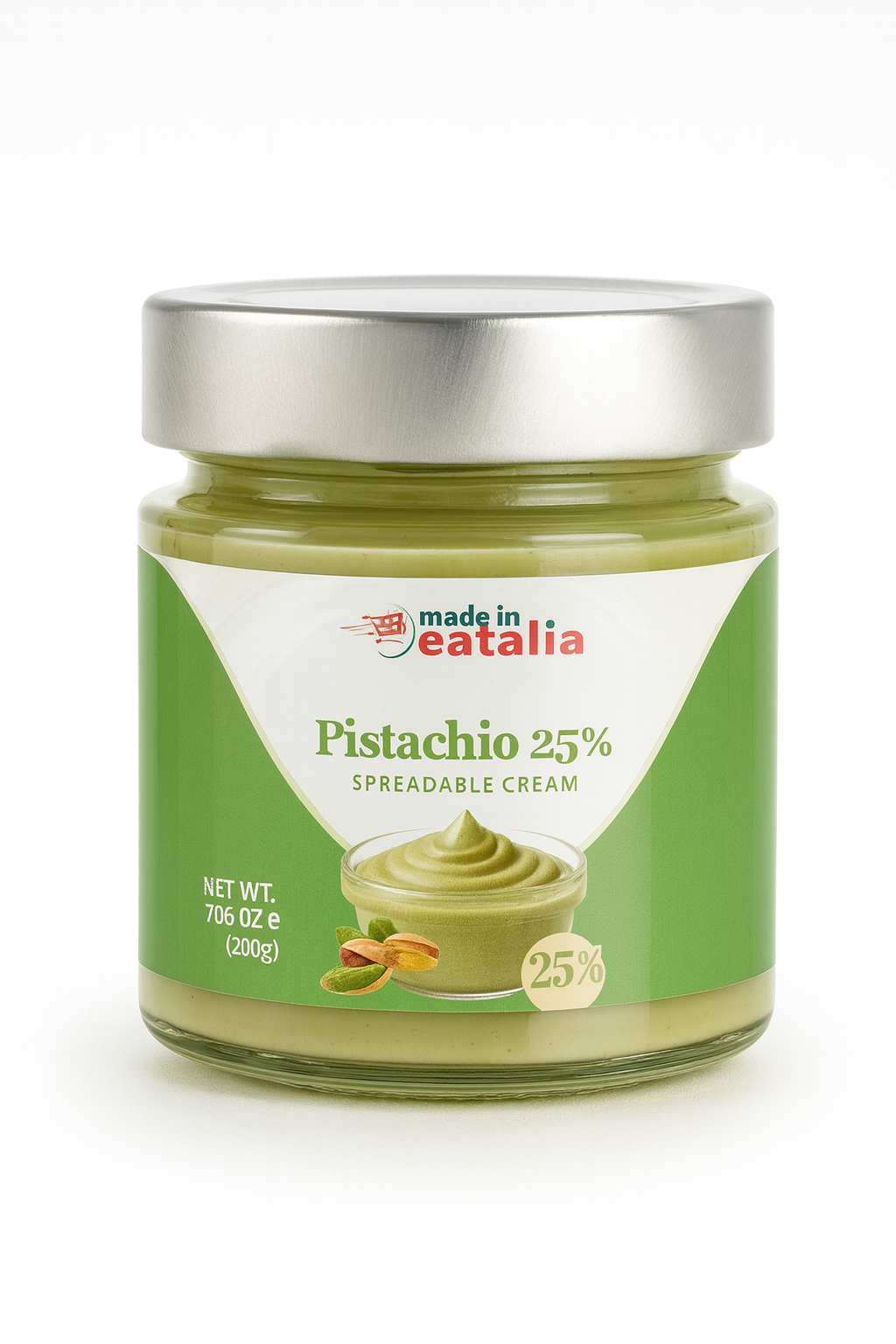 Made In Eatalia Pistachio Spreadable Cream, 200g