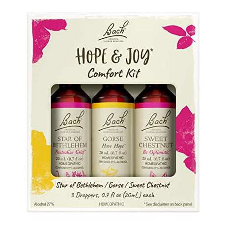 Bach Comfort Kit Hope & Joy, 3/.7 oz (Pack of 1) - Emotional Support Remedy