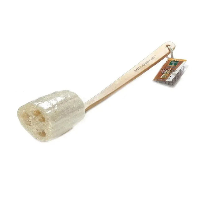Earth Therapeutics - Loofa Back Brush, 1 Ea - Exfoliating Body Scrubber