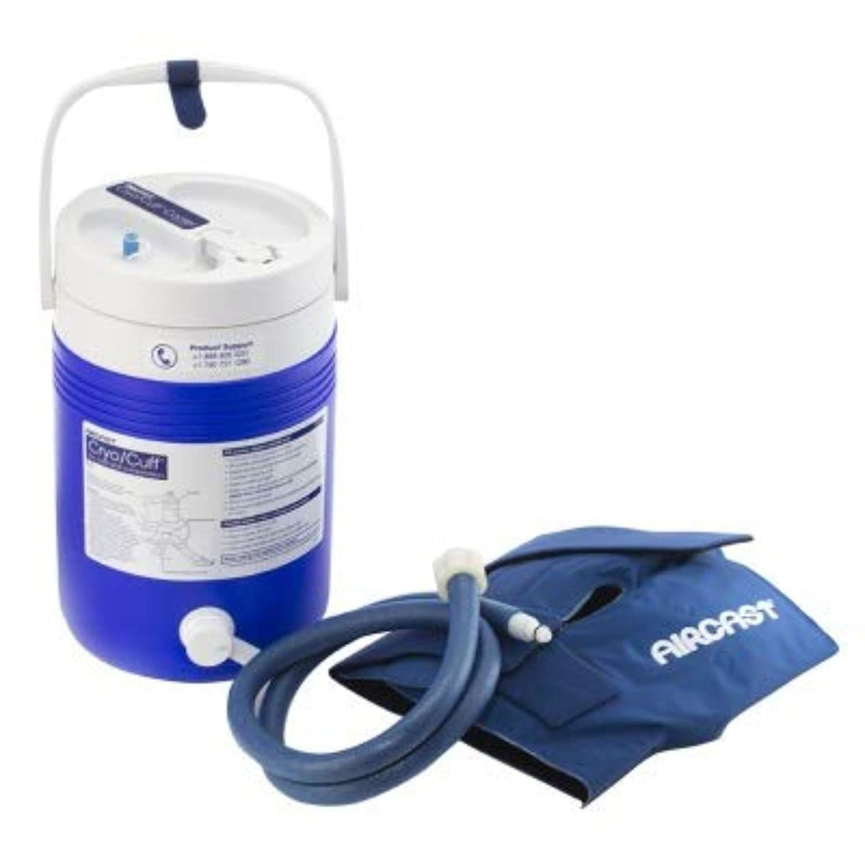Aircast Cryo/Cuff System - Medium Knee with Cooler - Cold Therapy for Injury & Post-Op Recovery
