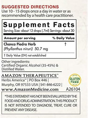 Amazon Therapeutic Labs Chanca Piedra Extract | 1 Fluid Ounce