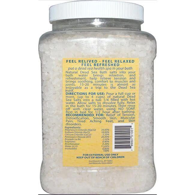 Dead Sea Minerals Mineral Bath, 48 oz
