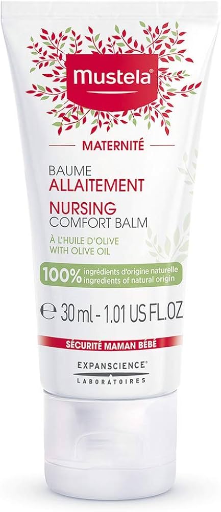 Mustela - Organic Nursing Comfort Balm, 1.01 oz (Each) - Nipple Cream for Breastfeeding