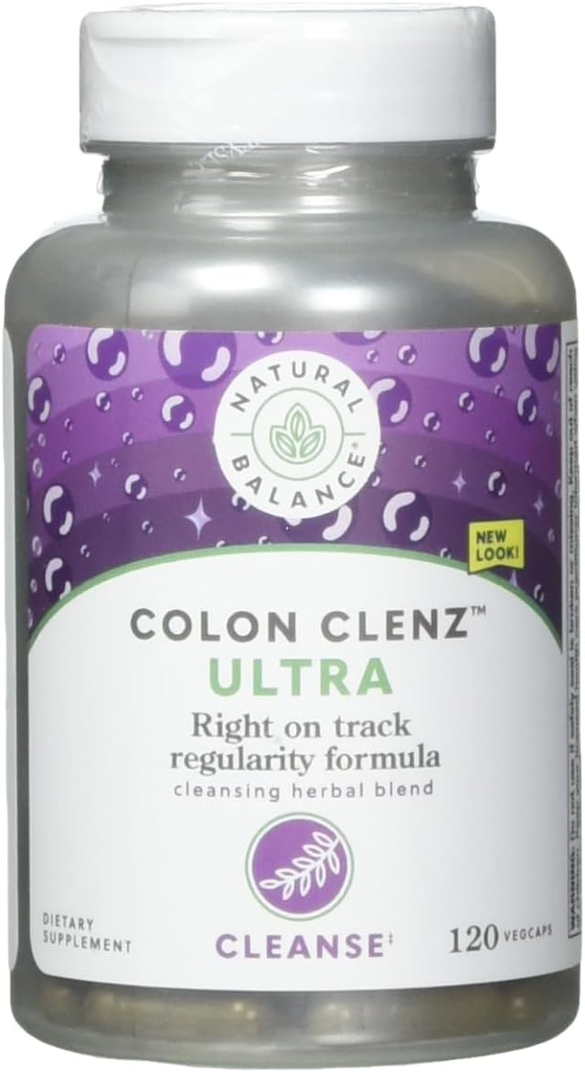 Natural Balance Ultra Colon Clenz Digestive Support, 120 Vegetarian Capsules