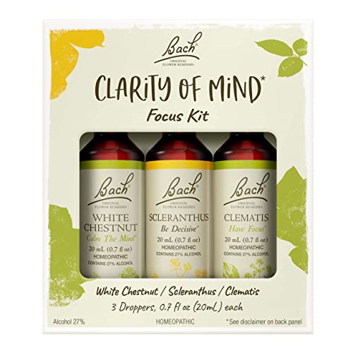 Bach - Focus Clarity of Mind 0.7 fl oz (3 Count) - Mental Focus Aid
