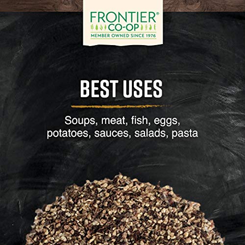 Frontier Organic Black Pepper, Medium Grind, Fair Trade Certified, 1 lb