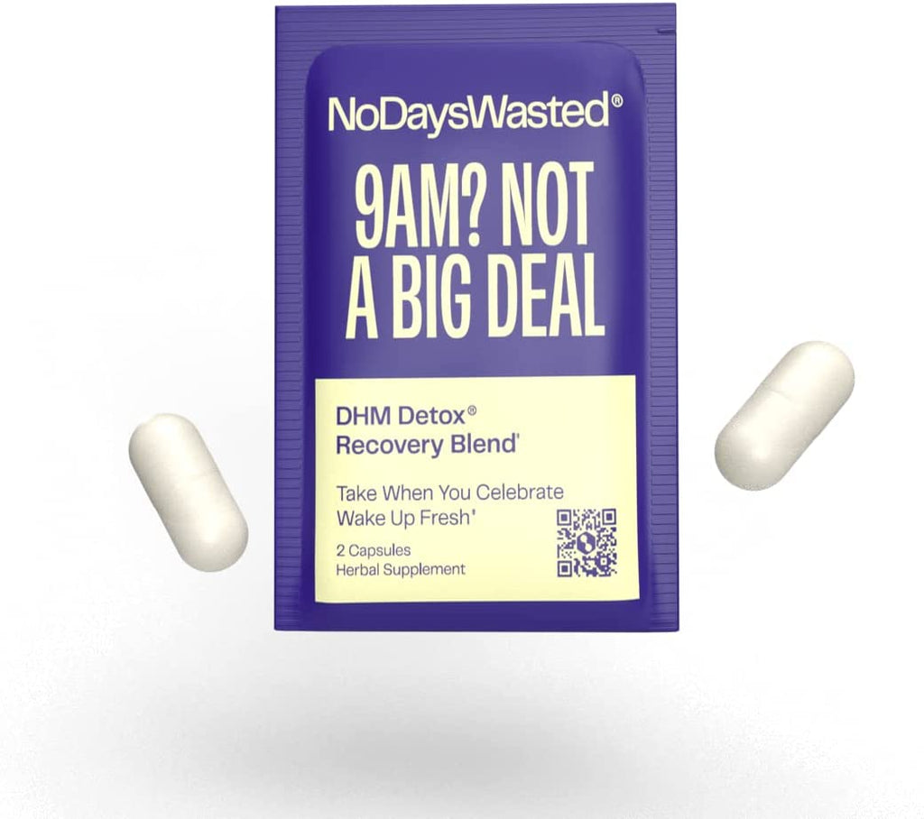 No Days Wasted - DHM Detox Recovery - 2 Capsules (Pack of 5) - Cozy Farm 