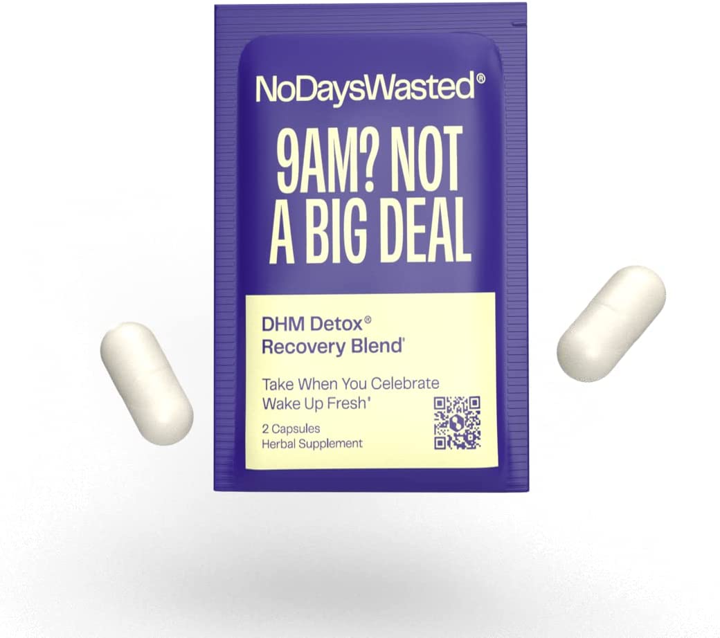 No Days Wasted - DHM Detox Recovery Support Supplement - 30 Day Supply - 60 Capsules - Cozy Farm 