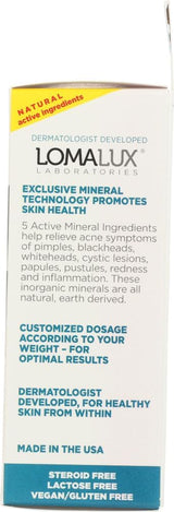 Lomalux product packaging with text on a white background