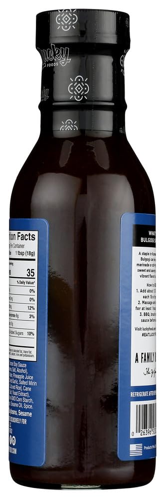 Seoul Vegan Bulgogi Sauce, Korean BBQ, Gluten-Free, Soy-Free, Case of 6 (15 oz)
