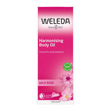 Weleda Wild Rose Body Oil, Smoothing & Refining, 3.4 Fl. Oz.