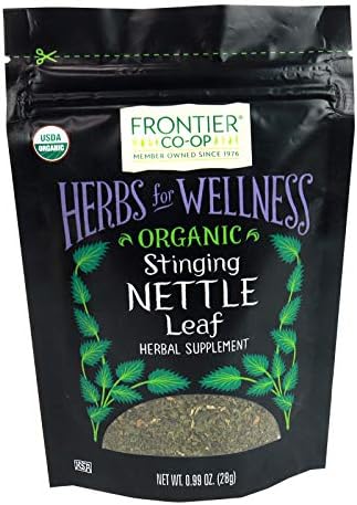 Frontier Natural Products Coop - Organic Stinging Nettle Leaf, 0.99 oz (Pack of 12) - Kosher Herbal Tea