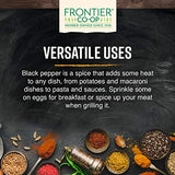 Frontier Organic Black Pepper, Medium Grind, Fair Trade Certified, 1 lb