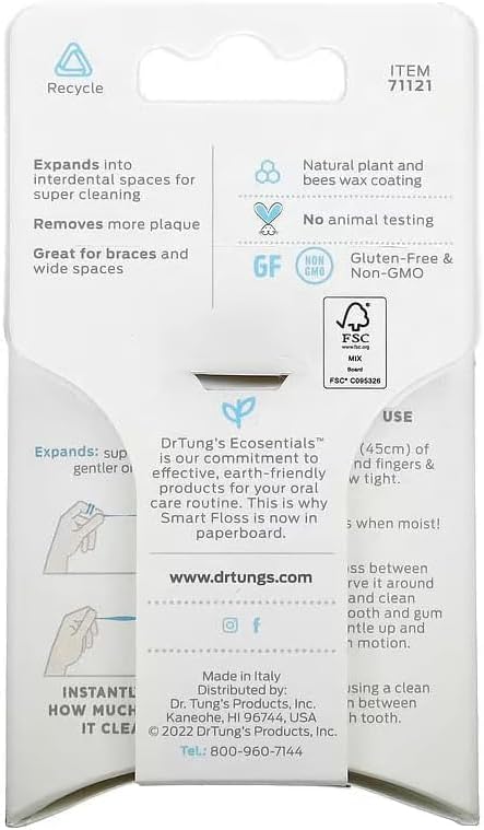 Dr. Tung's Smart Floss, 30 yd (Case of 6)