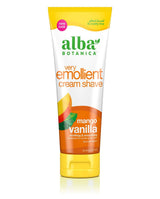 Alba Botanica Very Emollient Cream Shave with Mango & Vanilla (8 Oz)